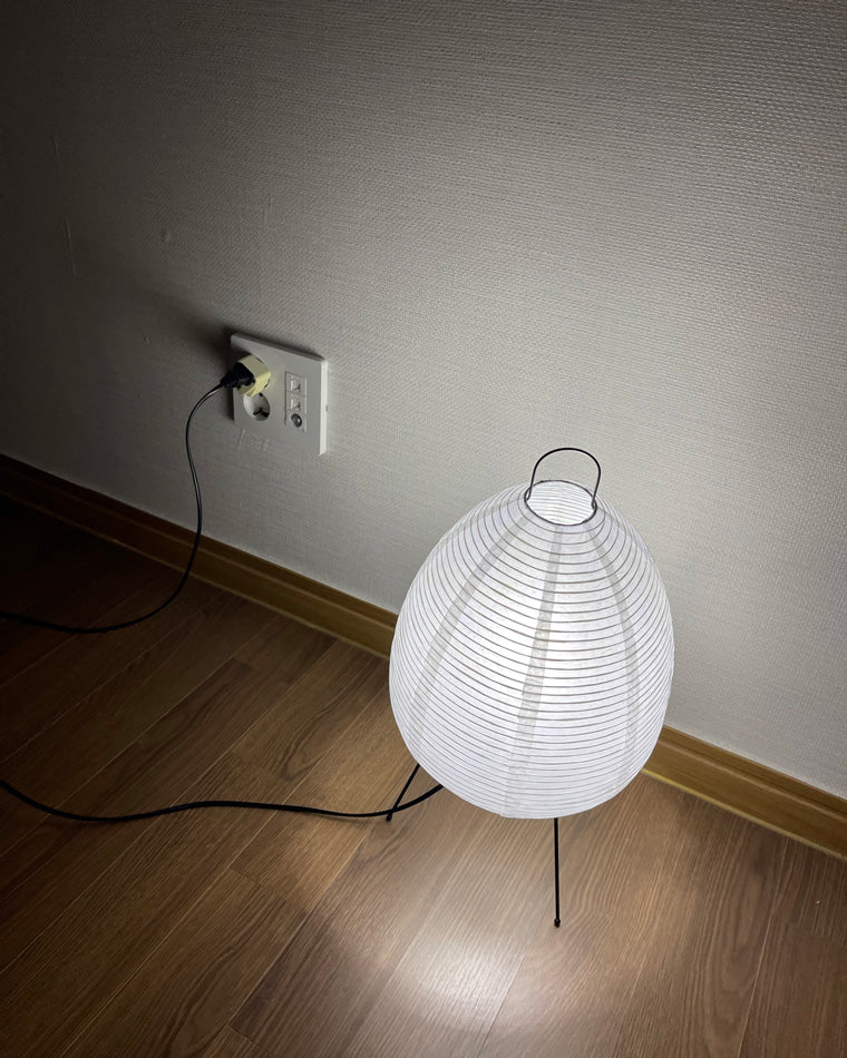 WOMO Japanische Dreibein-Papierlaternen-Tischlampe-WM8023