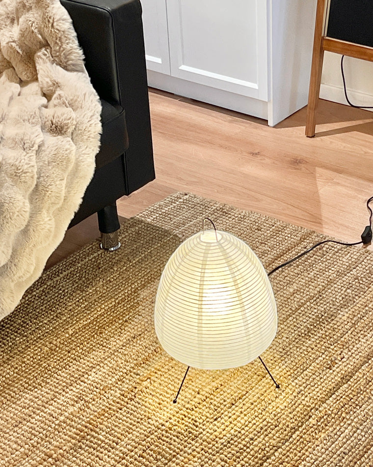 WOMO Japanische Dreibein-Papierlaternen-Tischlampe-WM8023