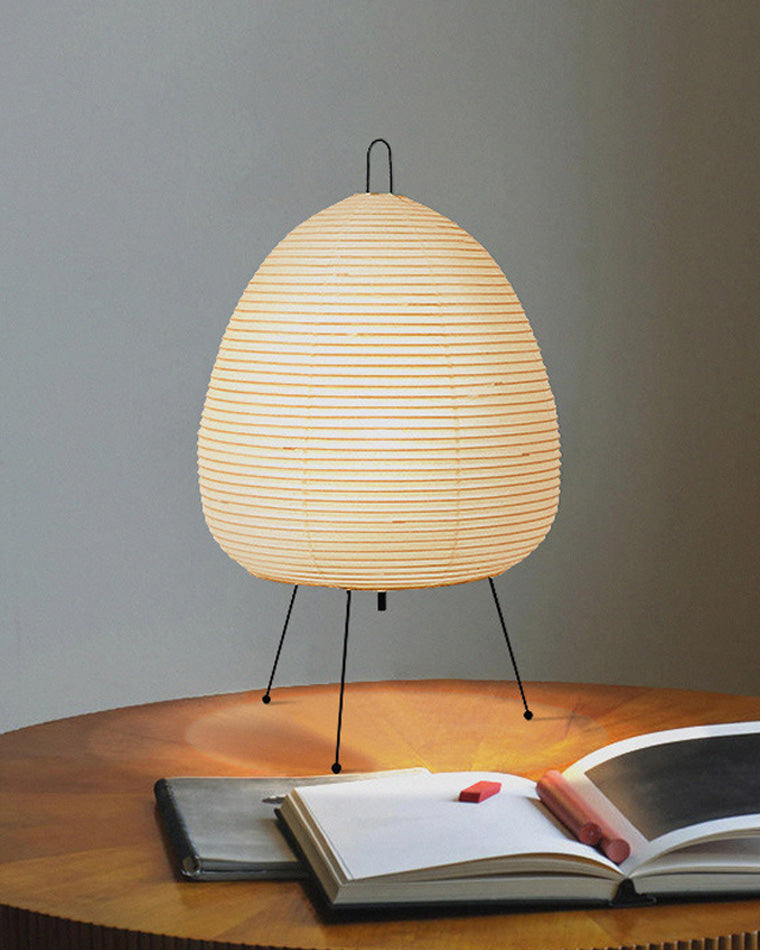 WOMO Japanische Dreibein-Papierlaternen-Tischlampe-WM8023