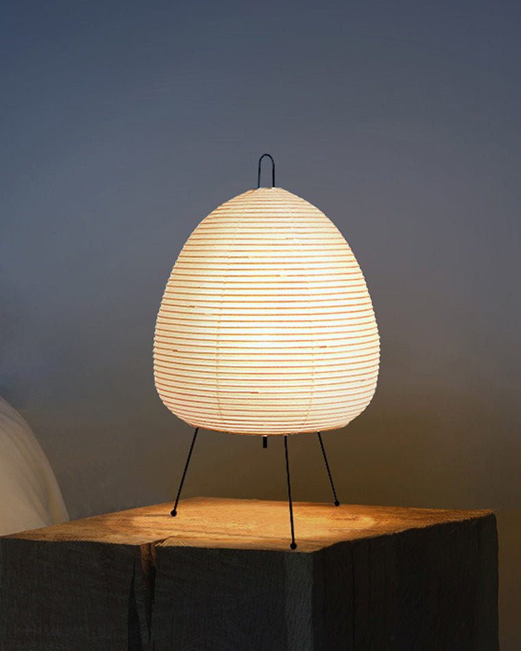 WOMO Japanische Dreibein-Papierlaternen-Tischlampe-WM8023