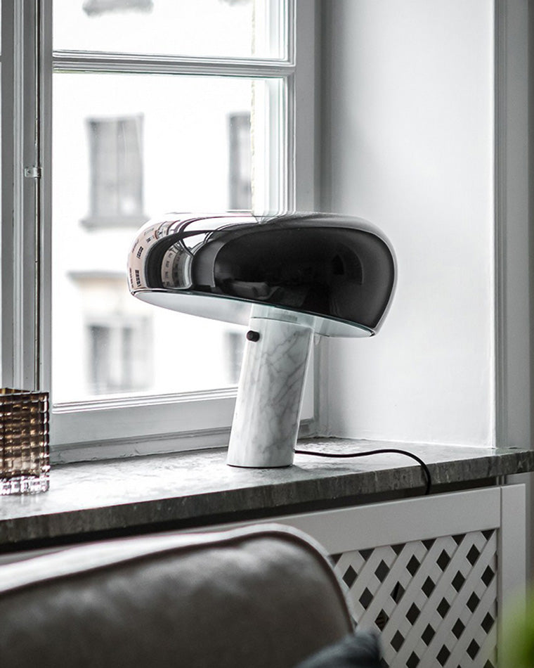 WOMO Scandi Marmor Hunde-Tischleuchte - WM8029