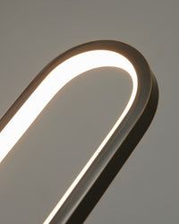 WOMO Lange ovale LED-Tischleuchte aus Messing - WM8034