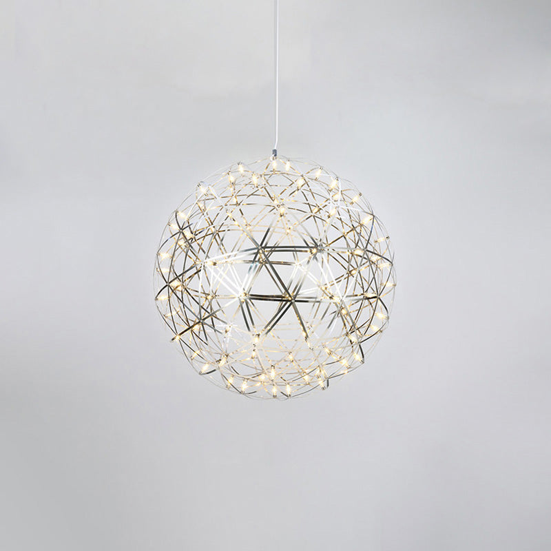 WOMO Designer LED Pendant Light SLV Chrome Sphere -WM2091