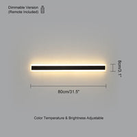 WOMO Linear Outdoor Wall Light-WM9001