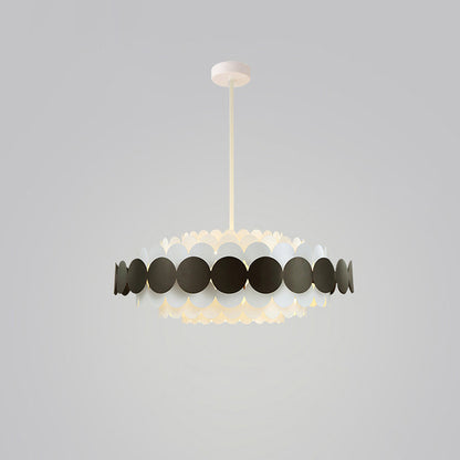 WOMO Scandi Scalloped Round Chandelier-WM2140