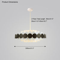 WOMO Scandi Scalloped Lustre Rond-WM2140