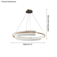 WOMO Lustre LED rond doré WM2165