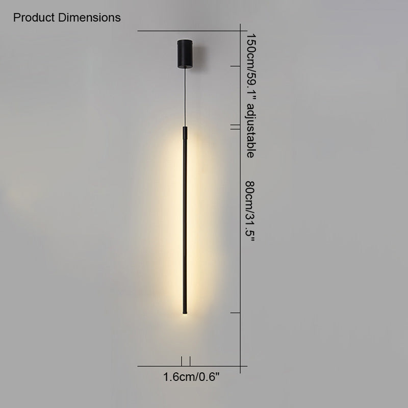 WOMO Single Tube Pendant Light for Bedroom-WM2007