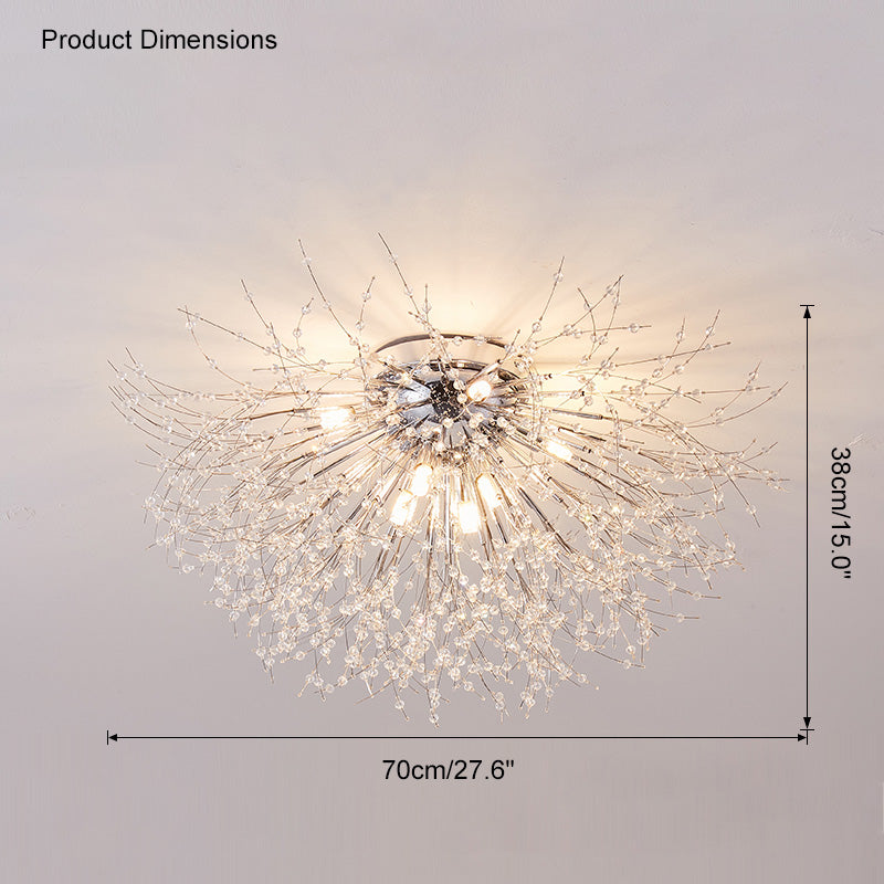 WOMO Dandelion Crystal Ceiling Light WM1014