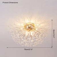 WOMO Dandelion Crystal Ceiling Light WM1014