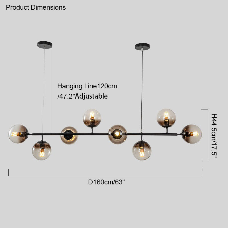 WOMO Linear Globe Chandelier-WM2070