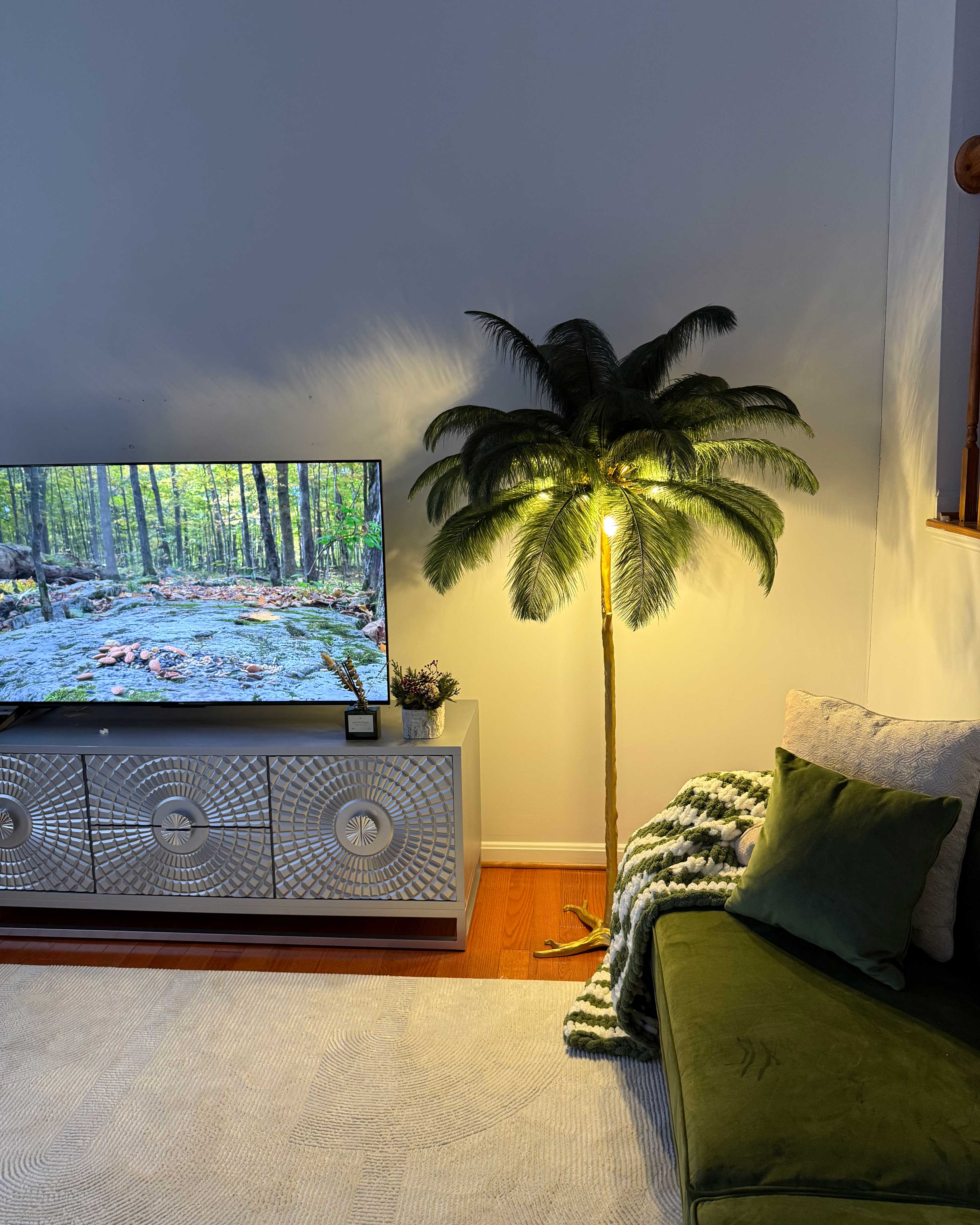 WOMO Fan Palm Floor Lamp -WM7000