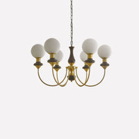 WOMO Mid Century Kronleuchter Glaskugeln-WM2378