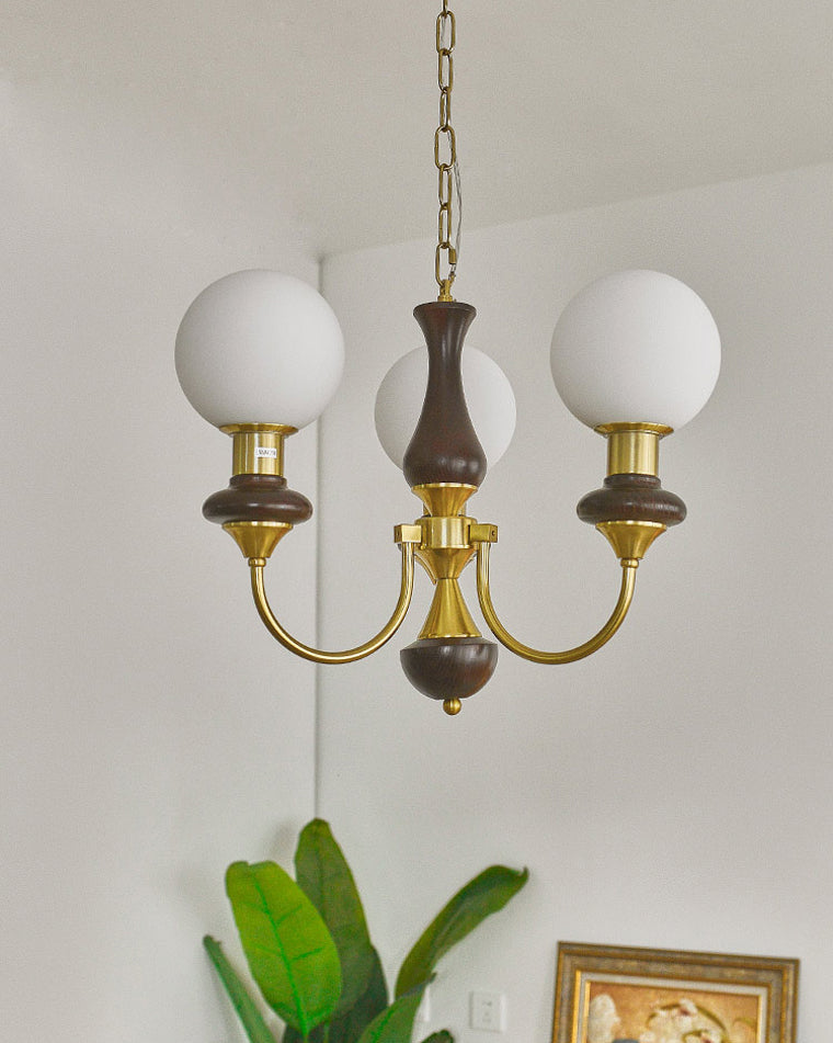 WOMO Mid Century Kronleuchter Glaskugeln-WM2378