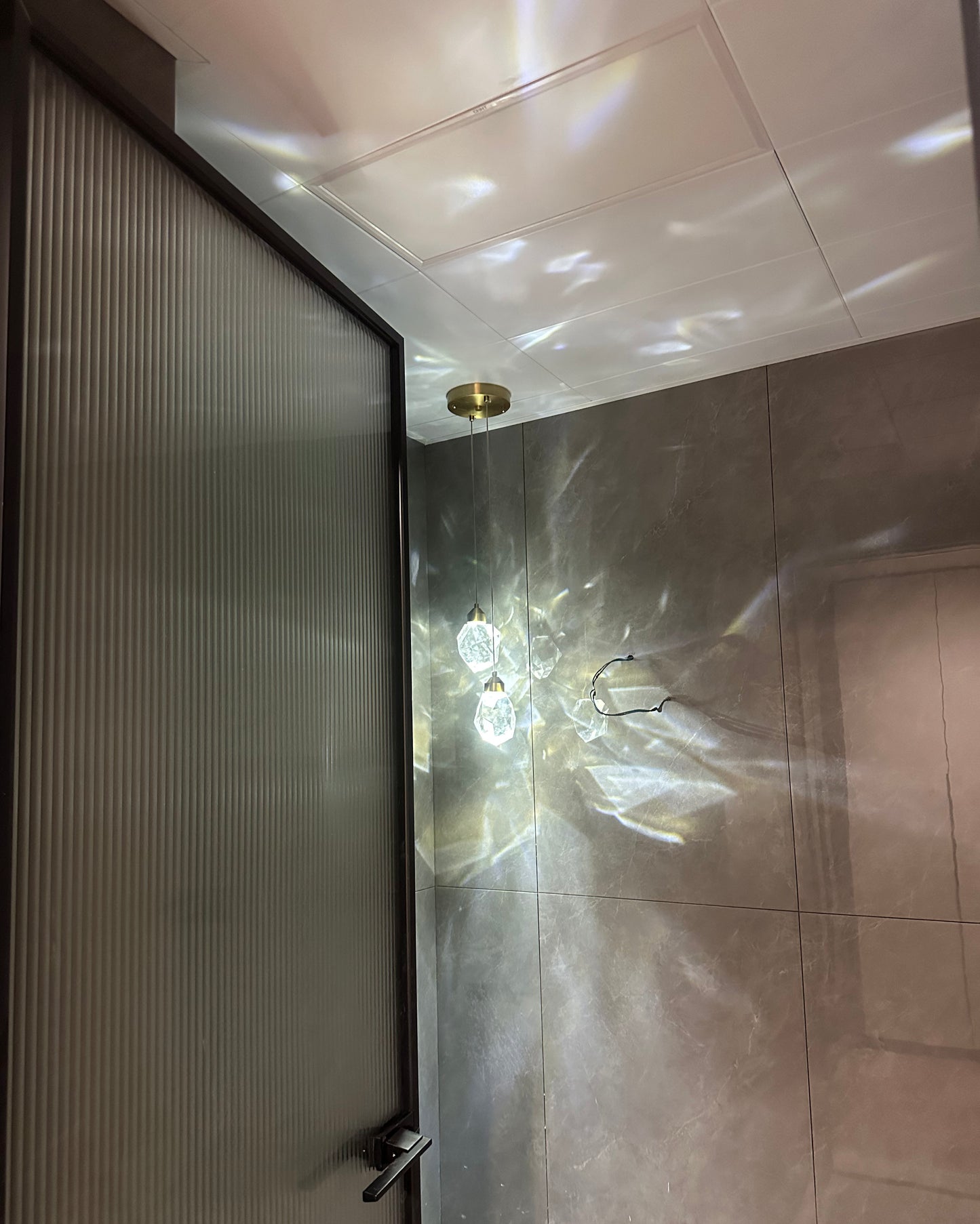 WOMO Rock Crystal Rain Chandelier-WM2189