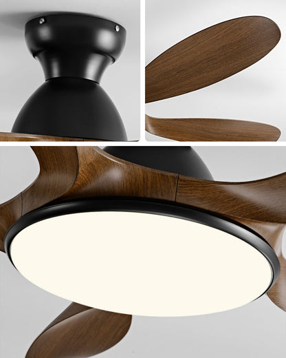 WOMO Large Low Profile Ceiling Fan Lamp - WM5195