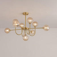WOMO Lustre Mid Century à Boule de Verre Chambre-WM2255