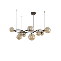 WOMO Chandelier with Colored Glass Balls-WM2253