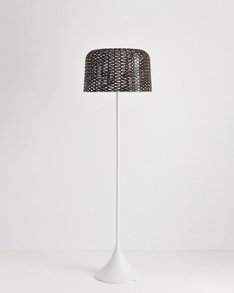 WOMO Solar Rattan Bodenleuchte-WM9011