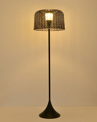 WOMO Solar Rattan Floor Lamp-WM9011