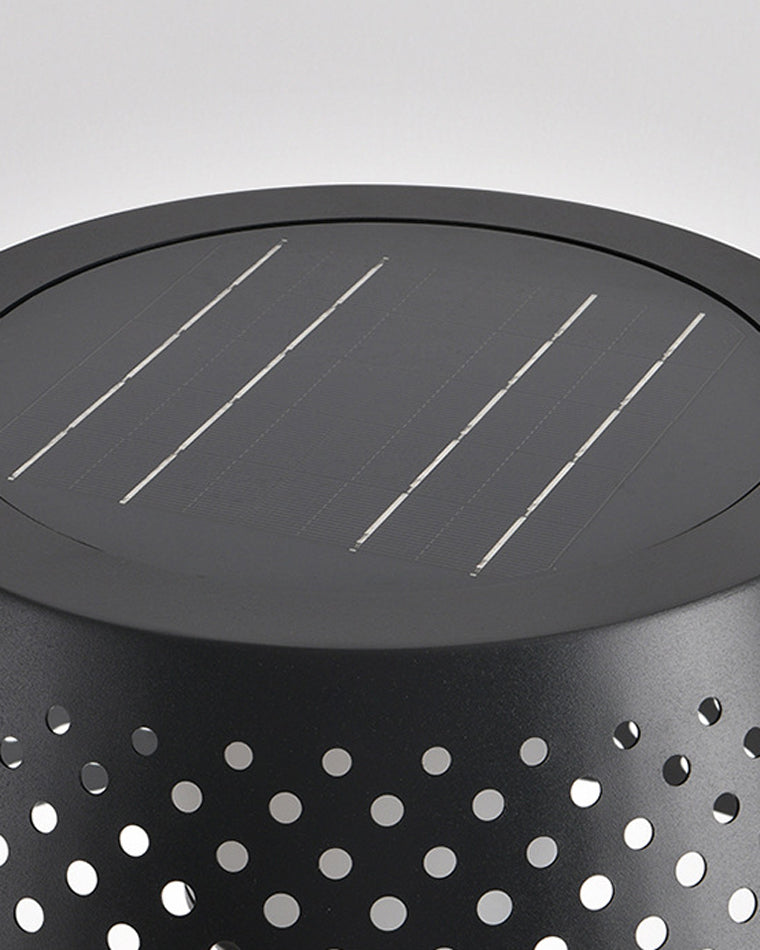 WOMO Solar Rattan Bodenleuchte-WM9011