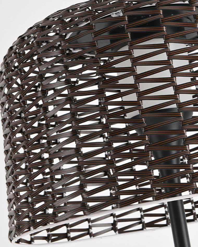 WOMO Solar Rattan Bodenleuchte-WM9011