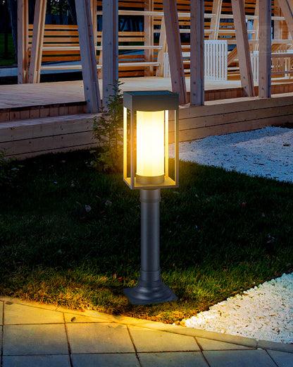 WOMO Solar Pathway Bollard Light-WM9026