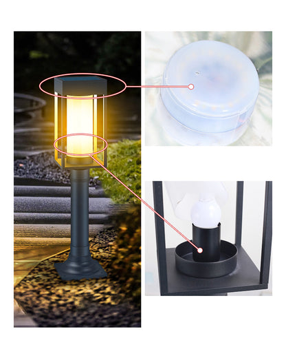 WOMO Solar Pathway Bollard Light-WM9026