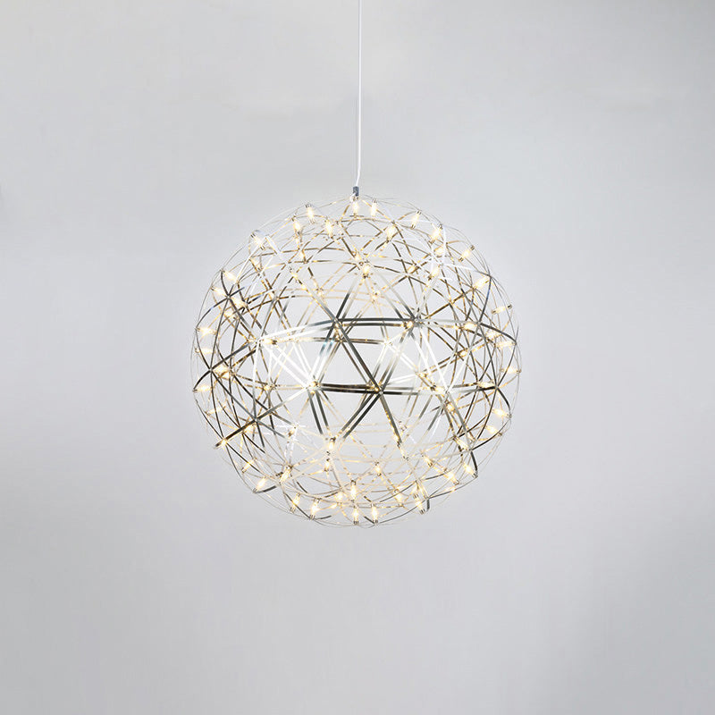 WOMO Designer LED Pendant Light SLV Chrome Sphere -WM2091