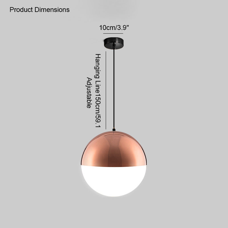 WOMO Prismatic/Milchglas Globe Pendelleuchte-WM2065