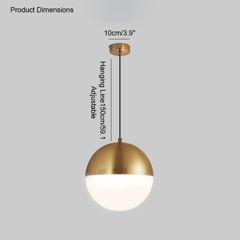 WOMO Prismatic/Milchglas Globe Pendelleuchte-WM2065