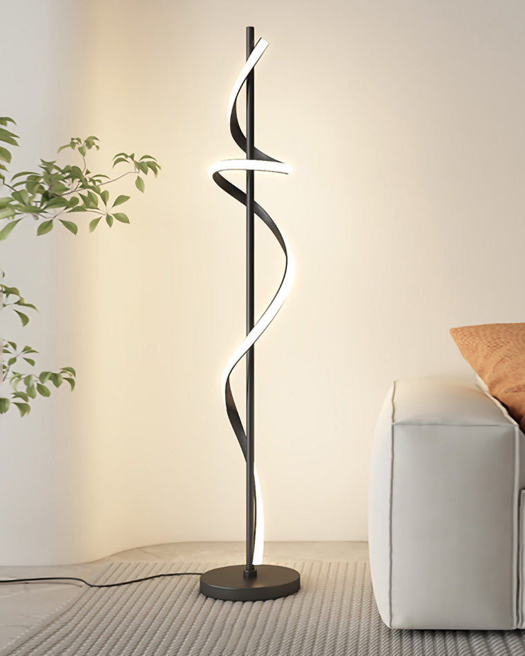 WOMO Dimmbare Spiral-Stehleuchte-WM7073