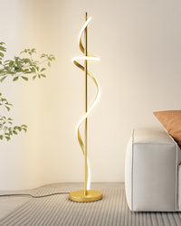 Lampadaire spirale dimmable WOMO-WM7073