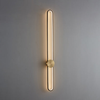 WOMO Long Oval LED Wall Sconce-WM6032