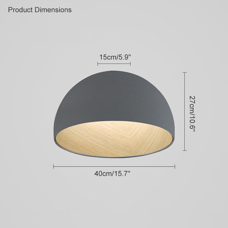 WOMO Dome Asymmetric Flush Mount Ceiling Light-WM1020