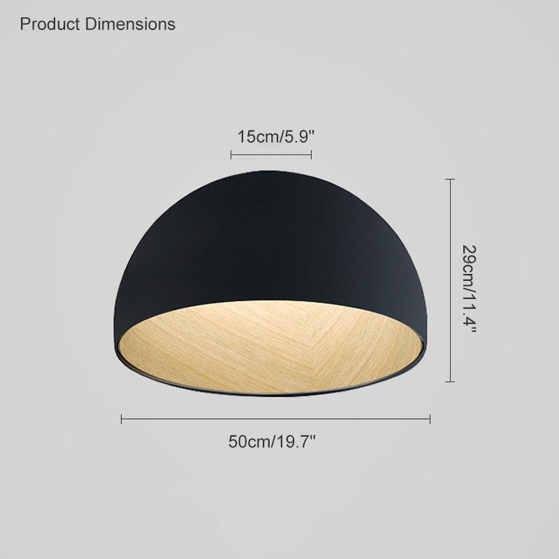 WOMO Dome Asymmetric Flush Mount Ceiling Light-WM1020