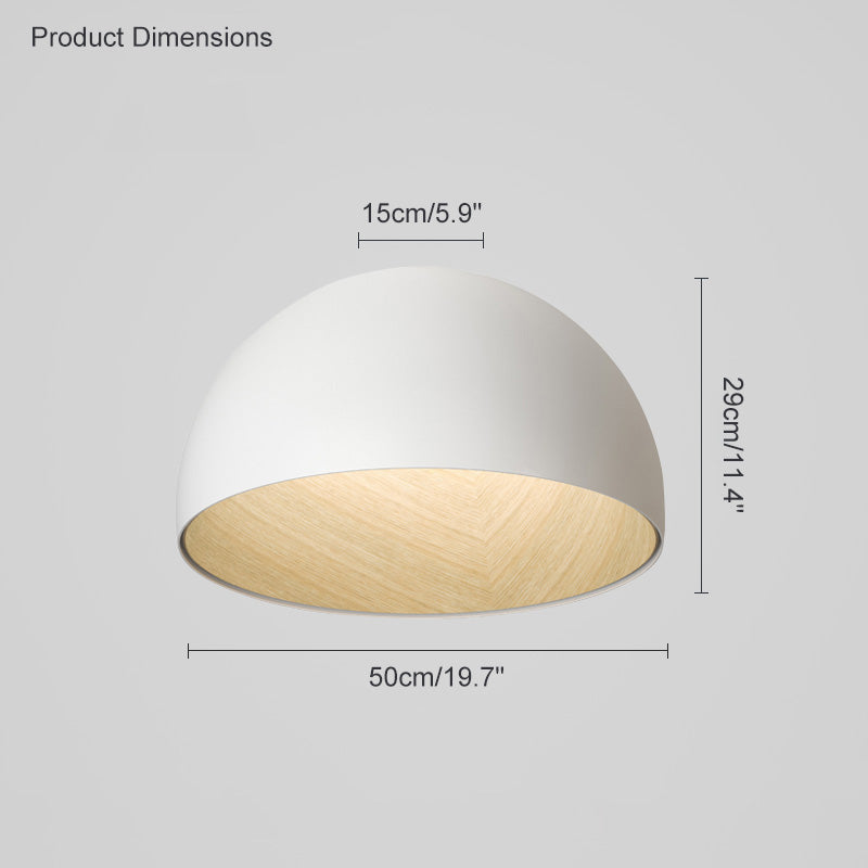 WOMO Dome Asymmetric Flush Mount Ceiling Light-WM1020