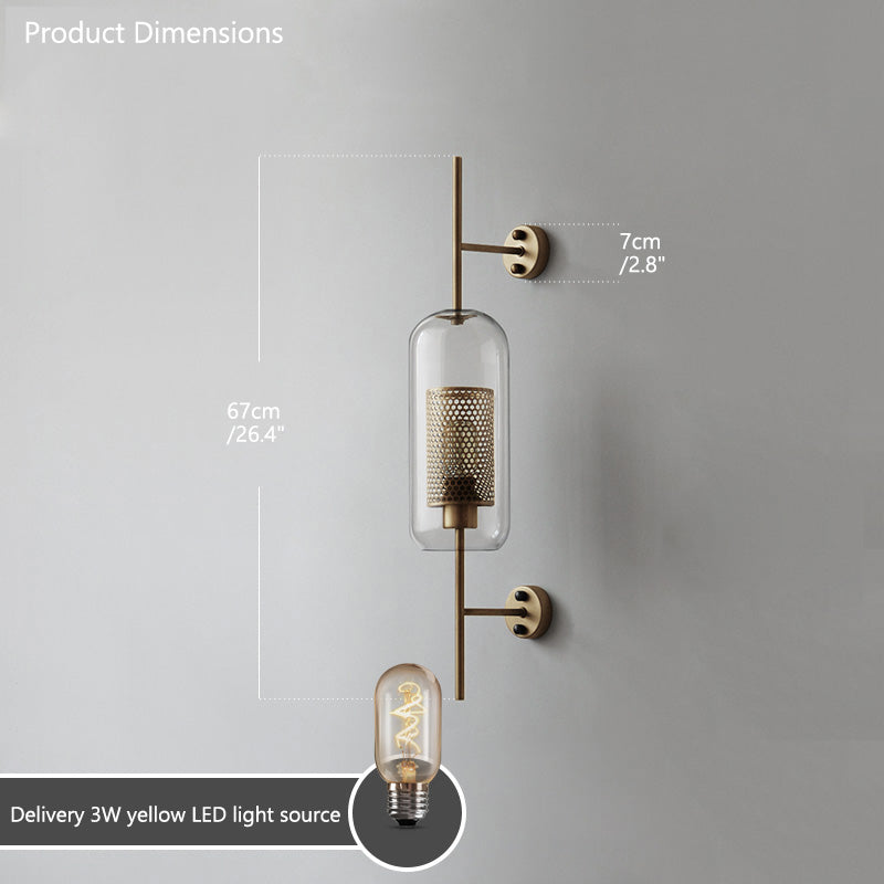 WOMO Industrielle Hurrikan-Wandleuchte-WM6031