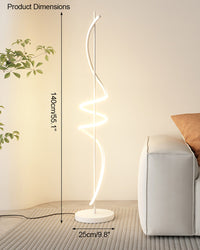 Lampadaire spirale dimmable WOMO-WM7073