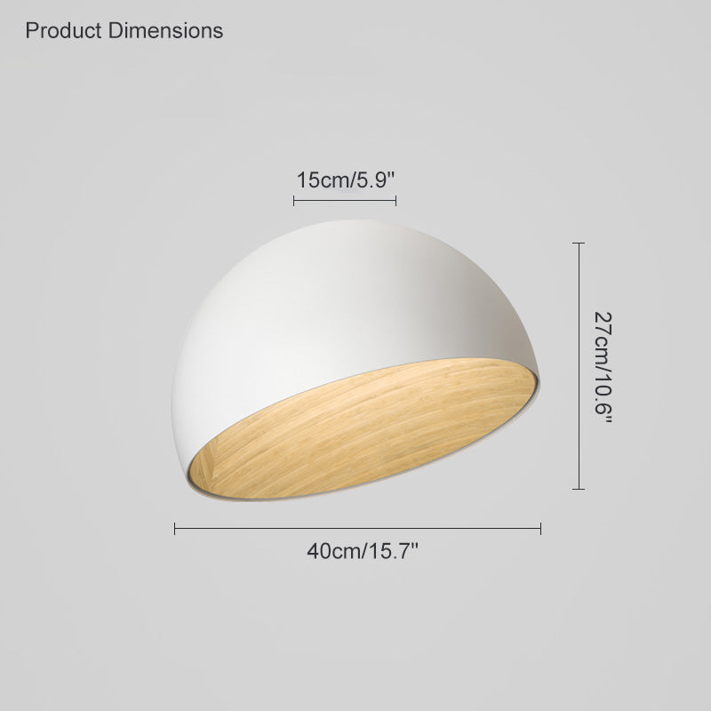 WOMO Dome Asymmetric Flush Mount Ceiling Light-WM1020