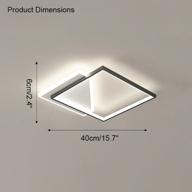 WOMO Geometric Flush Mount Ceiling Light-WM1031