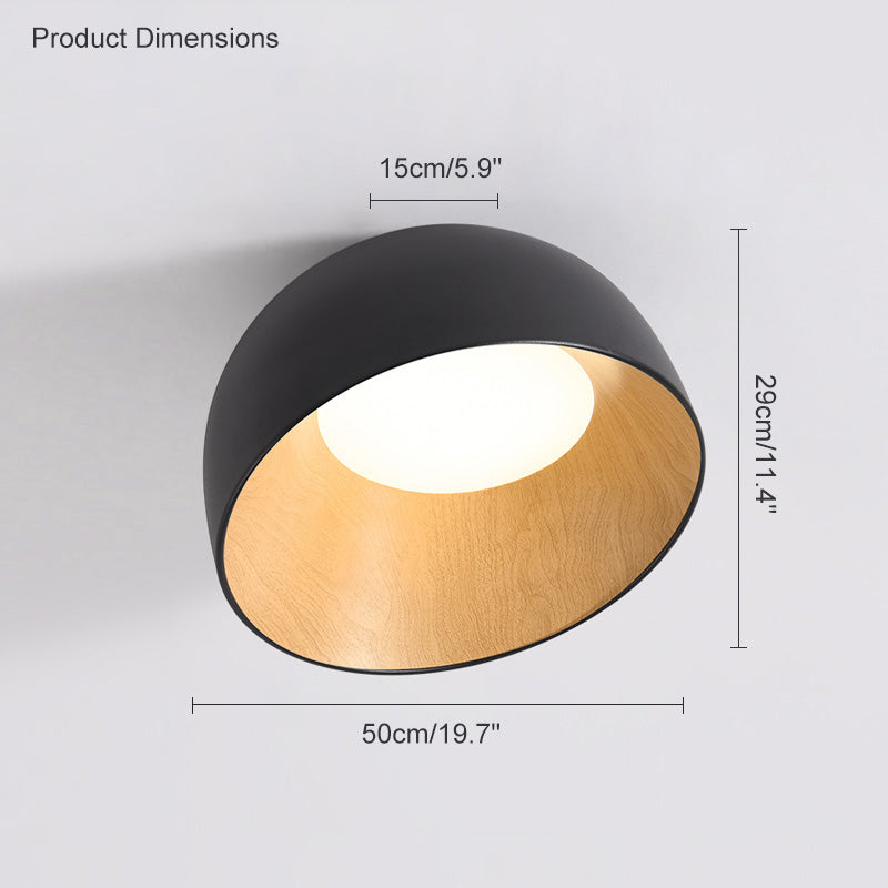 WOMO Dome Asymmetric Flush Mount Ceiling Light-WM1020