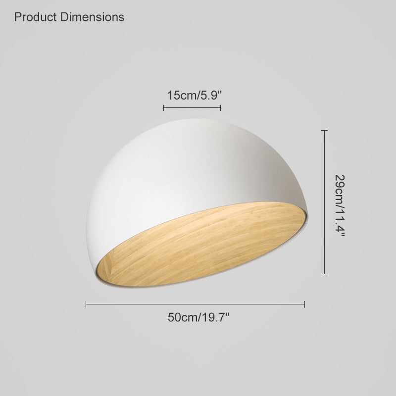 WOMO Dome Asymmetric Flush Mount Ceiling Light-WM1020