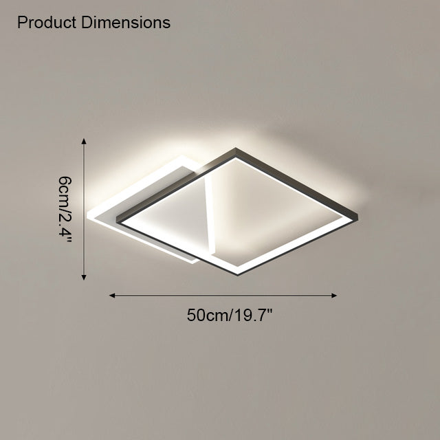 WOMO Geometric Flush Mount Ceiling Light-WM1031