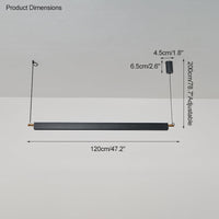 WOMO Suspension linéaire noire-WM2182