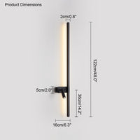 WOMO Dimmable Long Linear Wall Light with Spotlight - WM6068