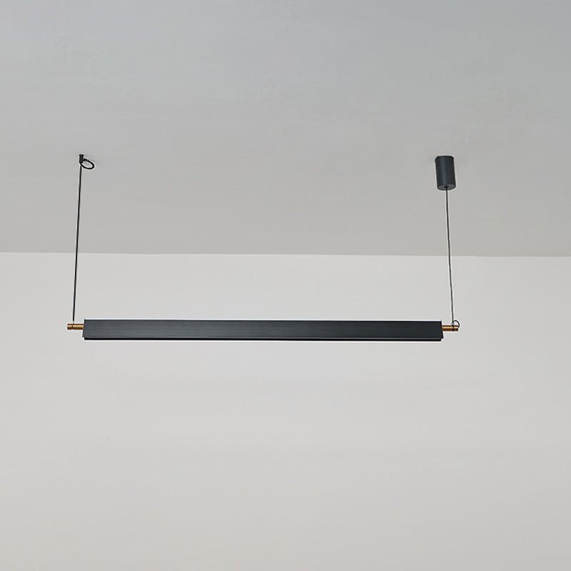 WOMO Schwarze lineare Pendelleuchte-WM2182