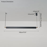 WOMO Suspension linéaire noire-WM2182