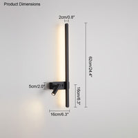 WOMO Dimmable Long Linear Wall Light with Spotlight - WM6068
