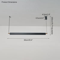 WOMO Suspension linéaire noire-WM2182